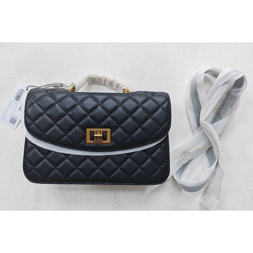 厂原单新加坡女简约菱格链条时尚斜跨包单肩包休闲百搭手提包