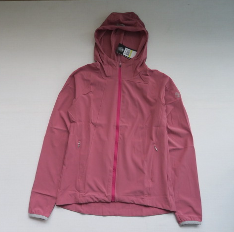 가을 겨울 UJIA 여성용 더티 핑크 후드 지퍼 가디건 피트니스 트레이닝 자켓 윈드 브레이커 스포츠 자켓