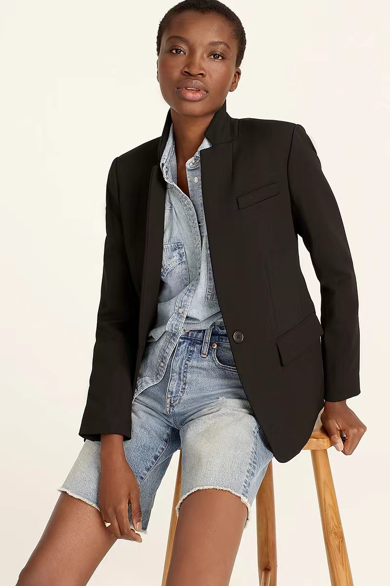 万能羊毛混纺休闲风商务两用西服