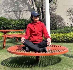 自留女红色薄款健身训练运动连帽外套风衣防晒皮肤衣XS S码清
