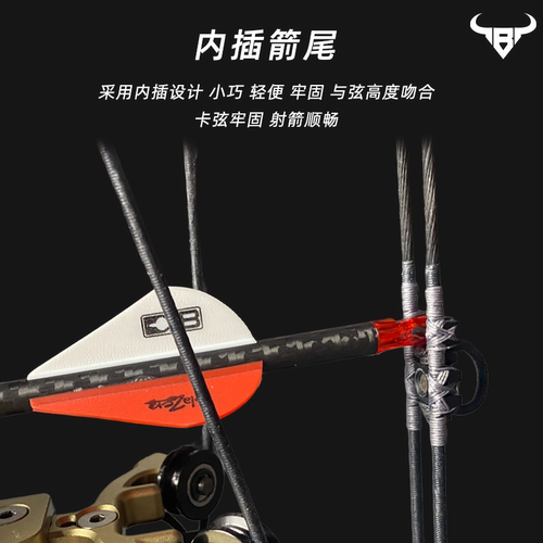 火神3K夜光碳箭千分之三直度