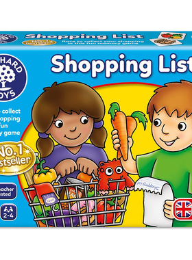 英国Orchard toys购物清单桌游shopping list儿童拼图数学玩具