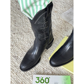 West Office 松弛感牛仔靴 East 手工制西部靴mbox lux软植鞣牛皮