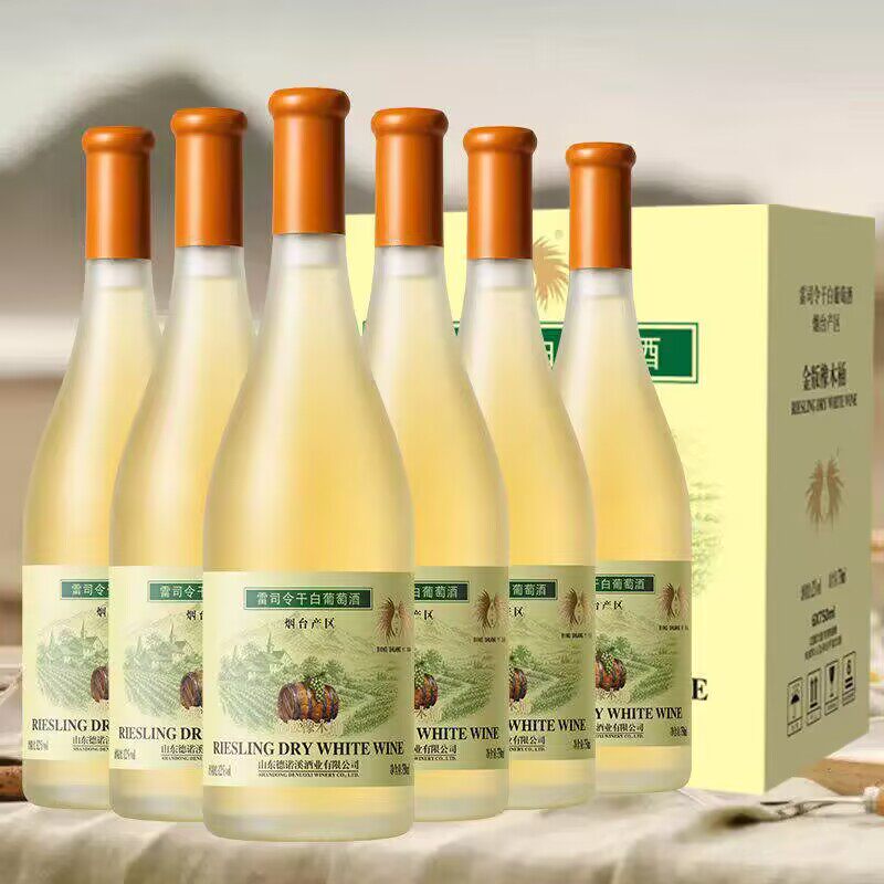 烟台雷司令干白葡萄酒750mlx6