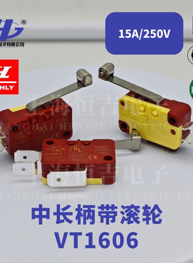 台湾海立原装正品VT16061C2/VT16061C 微动开关限位滚轮行程开关