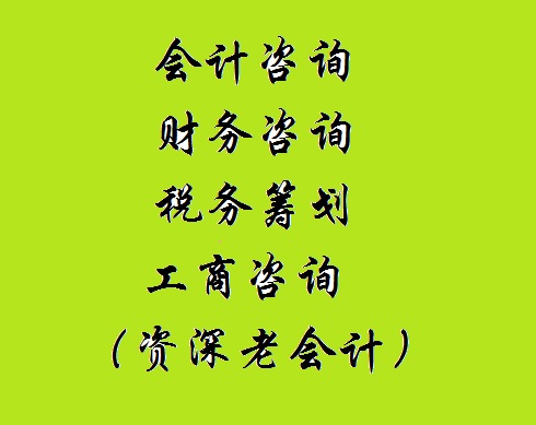 会计咨询税务咨询会计服务报表咨询报税咨询财务咨询