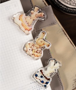 【亚克力夹子】Reco甜味熊PP夹 手帐辅助素材树下下下绘制