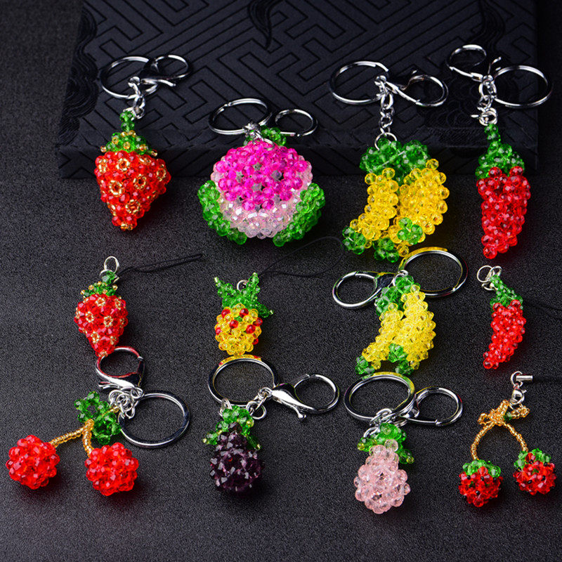 地摊热卖畅销DIY水晶串珠手工编织成品吊坠网红饰品挂件项链手链,3C数码配件,手机挂件/手机链,淘宝优惠券,粉丝福利购,淘宝优惠卷