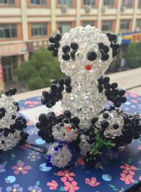 串珠手工水晶串珠吊饰定制