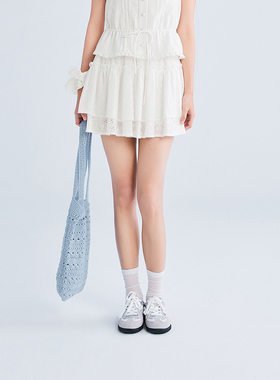 【商场同款】甜美雏菊蛋糕裙2025夏季小白裙公主半身裙C1GEF2425