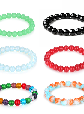 琉璃彩色珠子日韩小众风