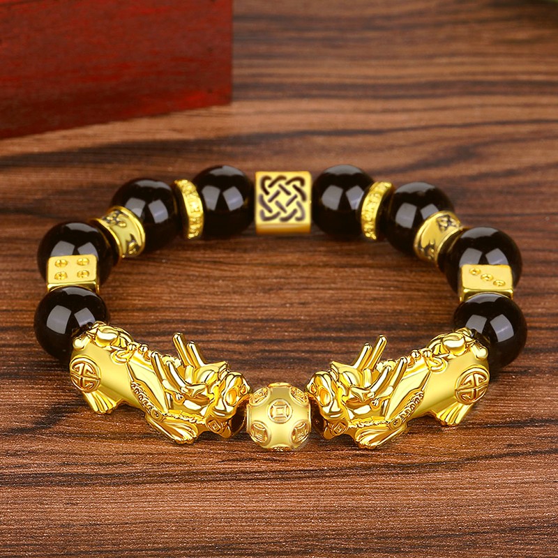 小众男士貔貅弹力手串