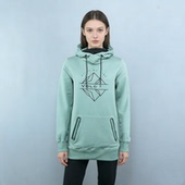 原旦外矛潮牌V女款 全包围帽设计 口带拇指扣 袖 卫衣 两侧口袋拉链