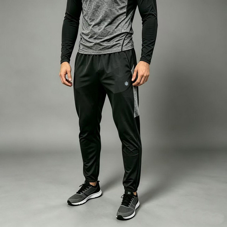 速干排汗弹性轻薄面料 带隐形拉链口袋 伐木男款收腿跑步运动长裤