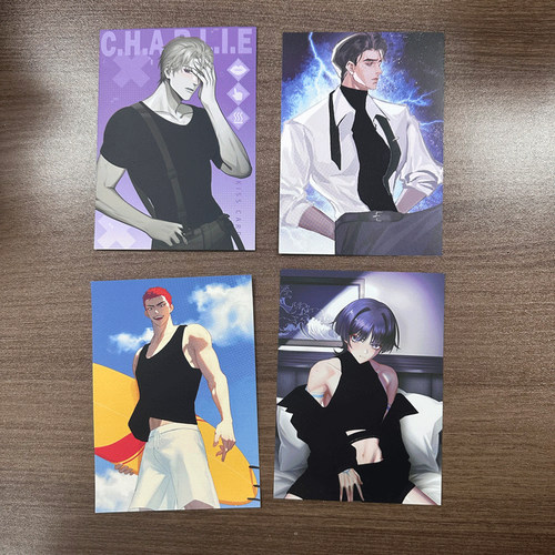 来图定制温感明信片温变卡片邀请函贺卡水敏明信片温感卡定制