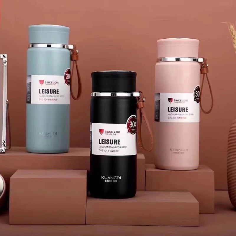 匡迪5080号高真空休闲杯304不锈钢男女士保温杯便携防漏水杯350ml