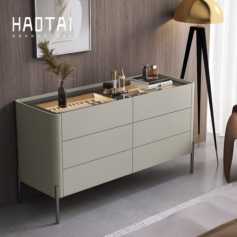 烤漆斗柜意式极简收纳卧室实木轻奢现代首饰盒珠宝柜大容量抽屉,住宅家具,斗柜,淘宝优惠券,粉丝福利购,淘宝优惠卷