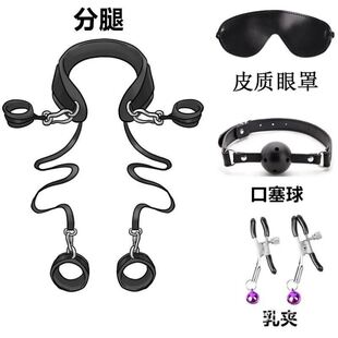 手铐脚镣项圈cos工具绳子绳套眼罩纯欲捆绑头饰日韩共用脖套脖圈