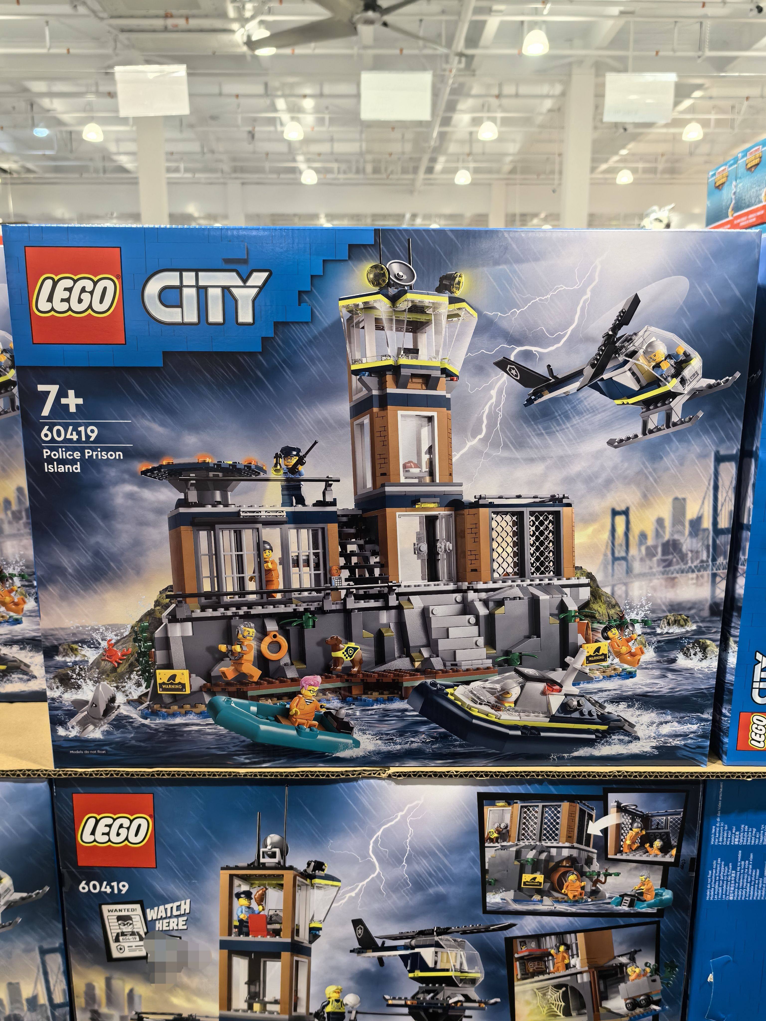 costco乐高监狱岛lego警用指挥车现代警察局男孩积木儿童玩具礼物