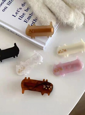 现货日系卡通可爱猫咪发夹喵星人甜美刘海夹鸭嘴夹小清新发饰