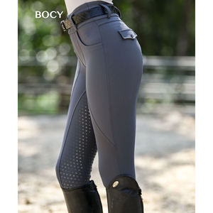 BOCY马术裤女专业障碍舞步比赛训练骑马裤硅胶防滑速干骑士服英伦