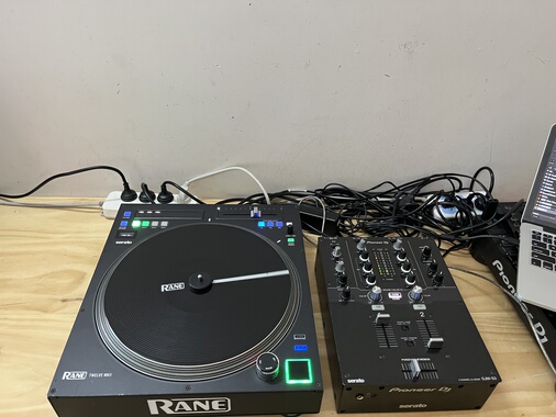 RANE 莱恩12MK2唱机 黑胶机单台+先锋DJm S3搓碟混音台 排练组合