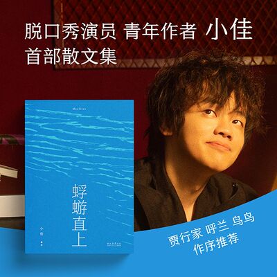 正版 蜉蝣直上 小佳 脱口秀演员青年散文集作品 讲述地狱笑话背面的真实人生荒诞亦温暖 贾行家、呼兰、鸟鸟推荐