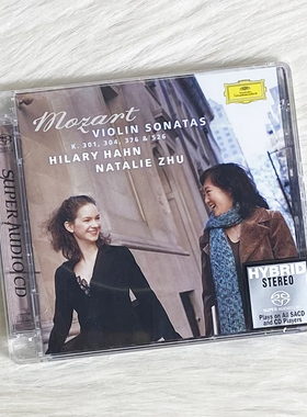 现货 Hilary Hahn 哈恩 莫扎特 小提琴奏鸣曲SACD 4845136 进口CD