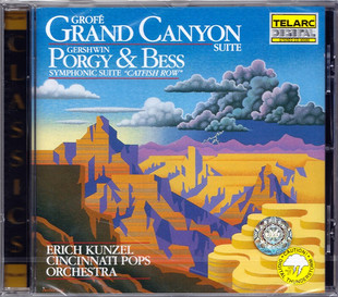 正版TELARC CD80086 格罗菲 大峡谷组曲 格什温作品 进口古典音乐