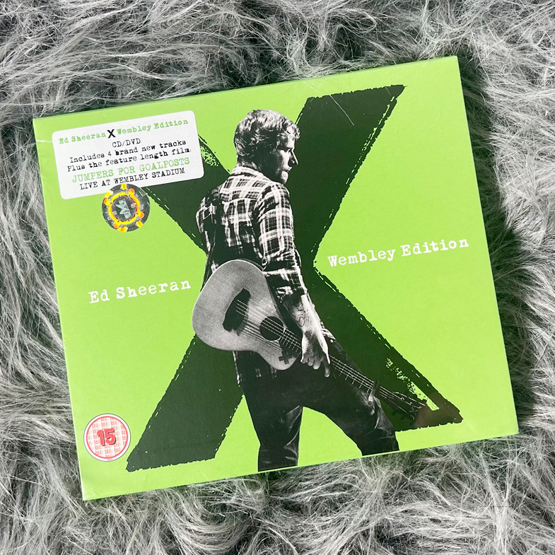黄老板 艾德希兰 专辑 X WEMBLEY EDITION ED SHEERAN CD+DVD碟片
