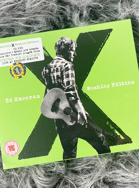 黄老板 艾德希兰 专辑 X WEMBLEY EDITION ED SHEERAN CD+DVD碟片