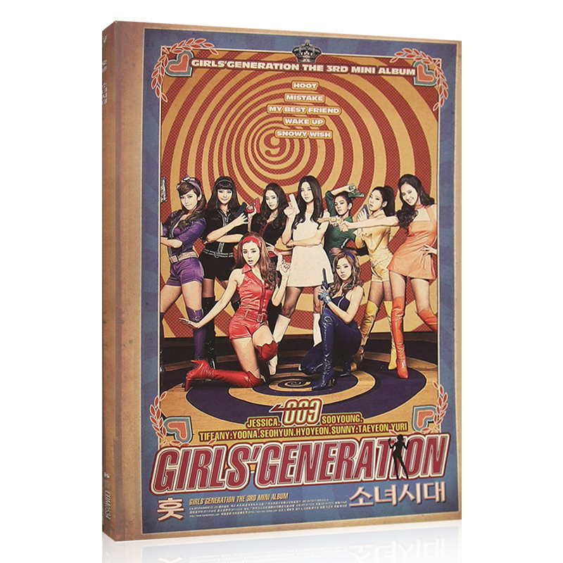 现货正版 少女时代专辑 hoot 哧 the 3rd mini album cd 写真集