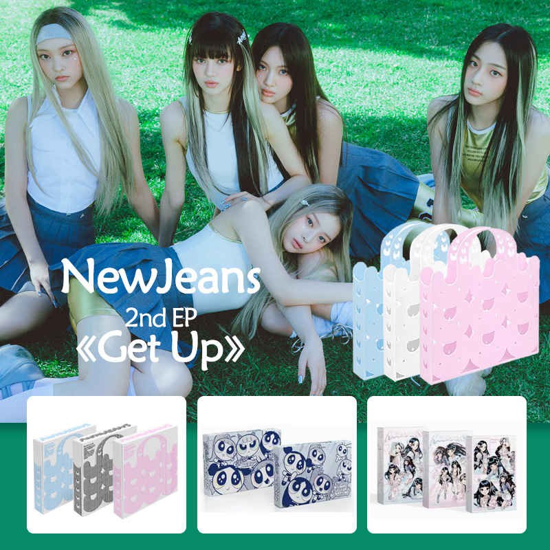 鲸 NewJeans专辑 2nd EP Get Up回归新专官方正版小卡贴纸周边