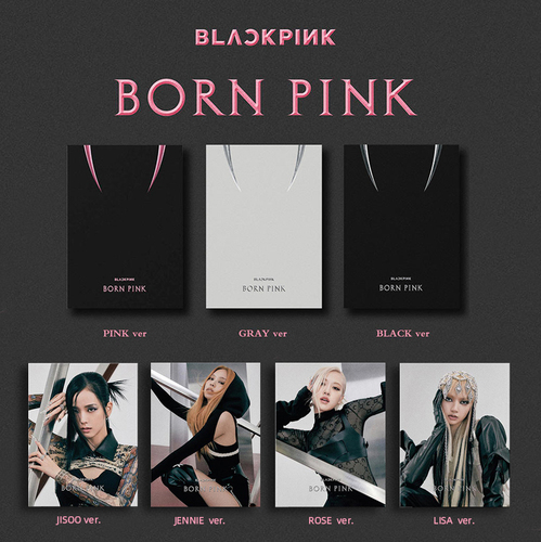 现货BLACKPINK专辑粉墨正规二BORNPINKCD官方小卡写真周边