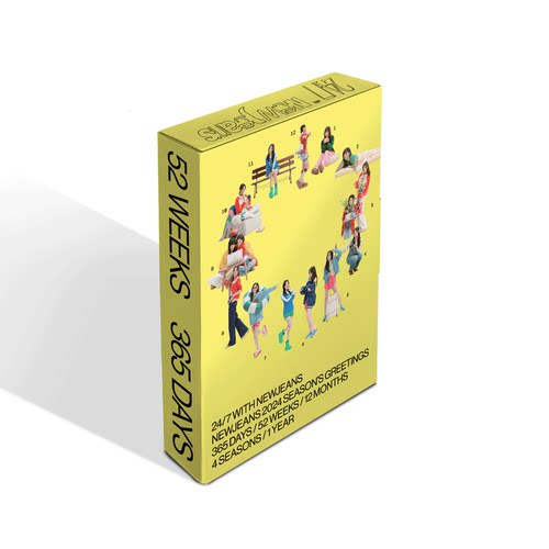 newjeans 鲸 2024台历套装 SEASON'S GREETINGS 小卡海报写真周边