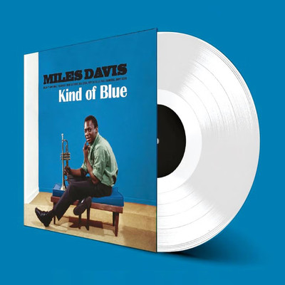 特别蓝调 Miles Davis Kind Of Blue  LP黑胶唱片 透明白胶