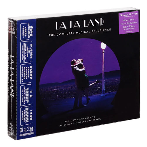 爱乐之城 La La Land 电影原声音乐CD 配乐+歌曲 写真册 歌词页