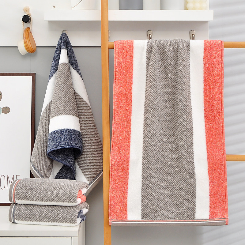 孚日洁玉时光谣毛巾 a类无荧光抗菌柔软舒适纯棉 情侣男士面巾