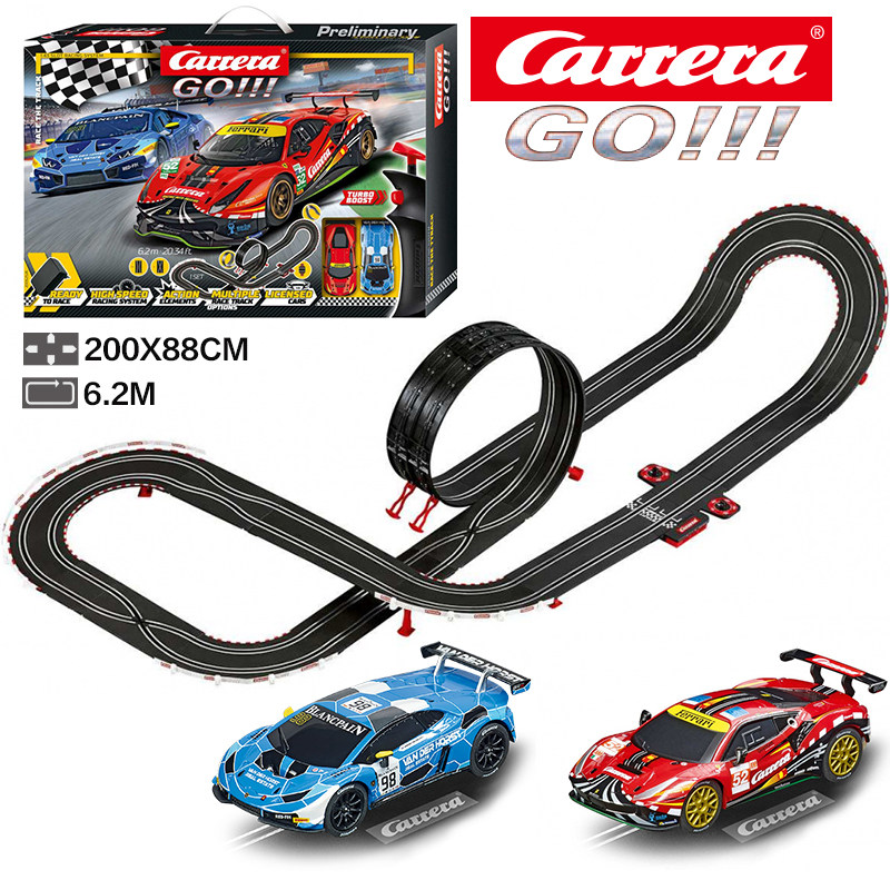 CARRERA GERMANY CARRERA ROAD RAIL CAR GO SET REMOTE CONTROL ELECTRIC HANDLE SMART PARENT-CHILD TOY