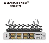 森海动力MK 902一拖八无线手持头戴麦克风会议主持专业方管鹅颈麦