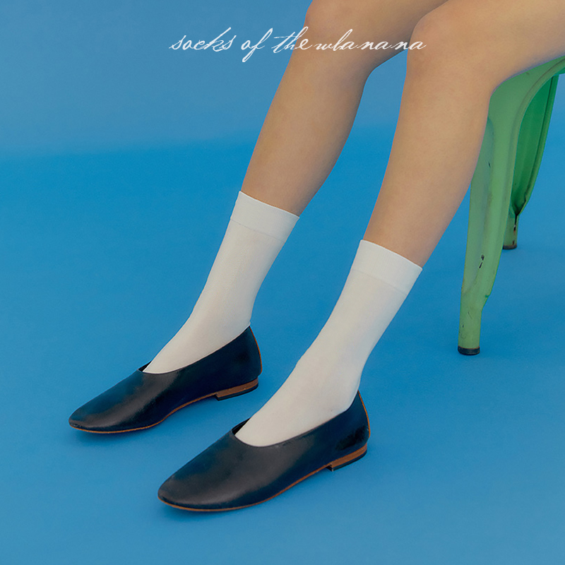 夏薄款纯棉基础款女袜子