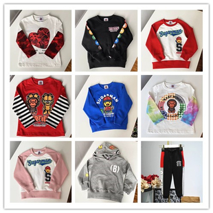 100码 断码款女童纯棉卫衣长袖T恤裤子婴幼儿童1-3岁男童春秋款