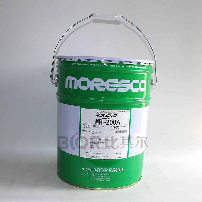 日本松村MORESCO真空泵油MR-200A 20L/桶全新原装现货