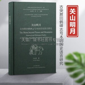 丝绸之路历史语言研究丛刊 关山明月 古突厥回鹘碑志写本的历史语言研究（精装）白玉冬著 上海古籍出版社