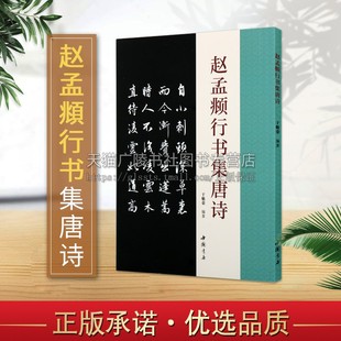 爱好者赏析 著作畅销书籍 中国书店出版 社 古典文学古代传统文化艺术法帖 书法理论赏析技法研究临摹范本鉴赏经典 赵孟頫行书集唐诗