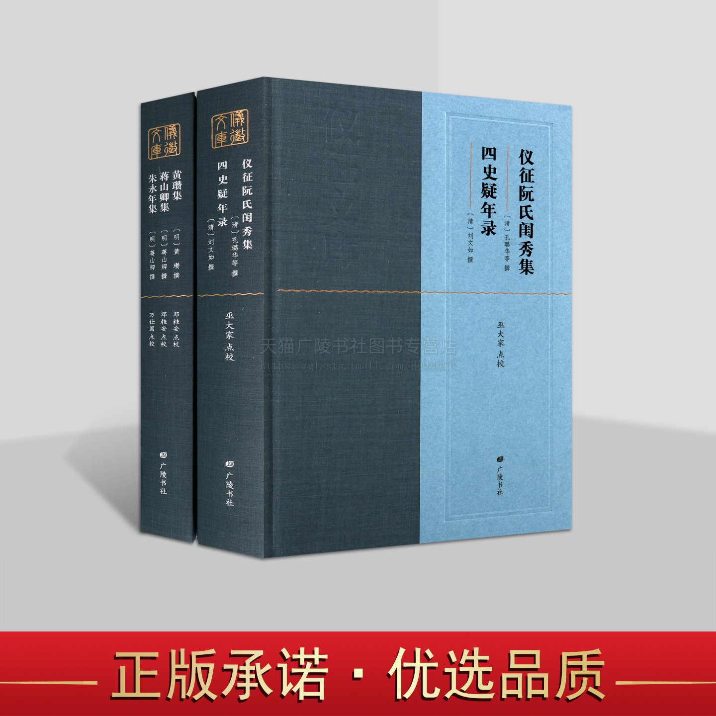 严玉森集 严伟集 仪征文库 精装2册 清代仪征地方历史文化、文人交往研究 诗文集笔记 江苏省仪征市地方文献的点校整理 广陵书社