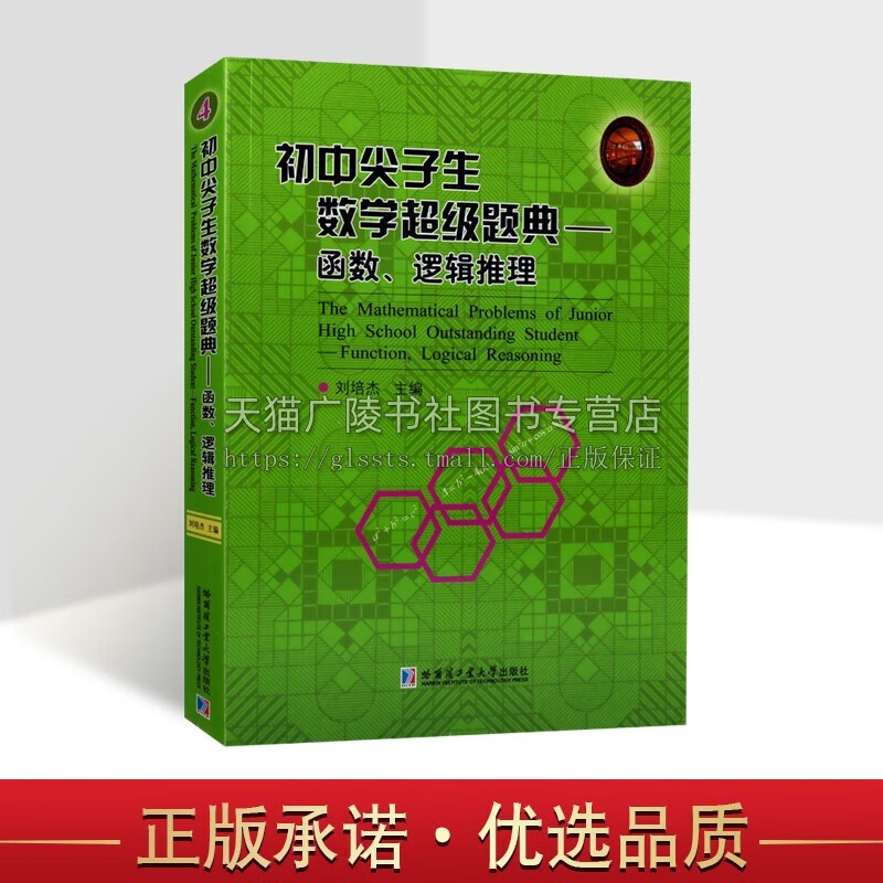 初中尖子生数学级题典函数逻辑推理数学习题集初中生数学参考书数学教辅资料初中通用哈尔滨工业大学出版社