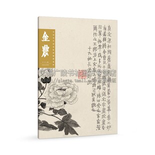 中国历代画家绘画题跋选粹 金农 名家画作临摹鉴赏收藏画集画册书画爱好者入门中国画水墨画工笔写意白描全新正版河南美术出版社