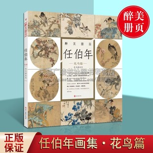 任伯年花鸟画集国画名家画集绘画图录素材 社 花鸟册系列 醉美册页 37幅高清彩图 四川美术出版 任伯年花鸟篇 零基础初学学习教材