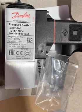 061B001066丹佛斯MBC5100压力开关DANFOSS全新原厂现货1211-1CB04
